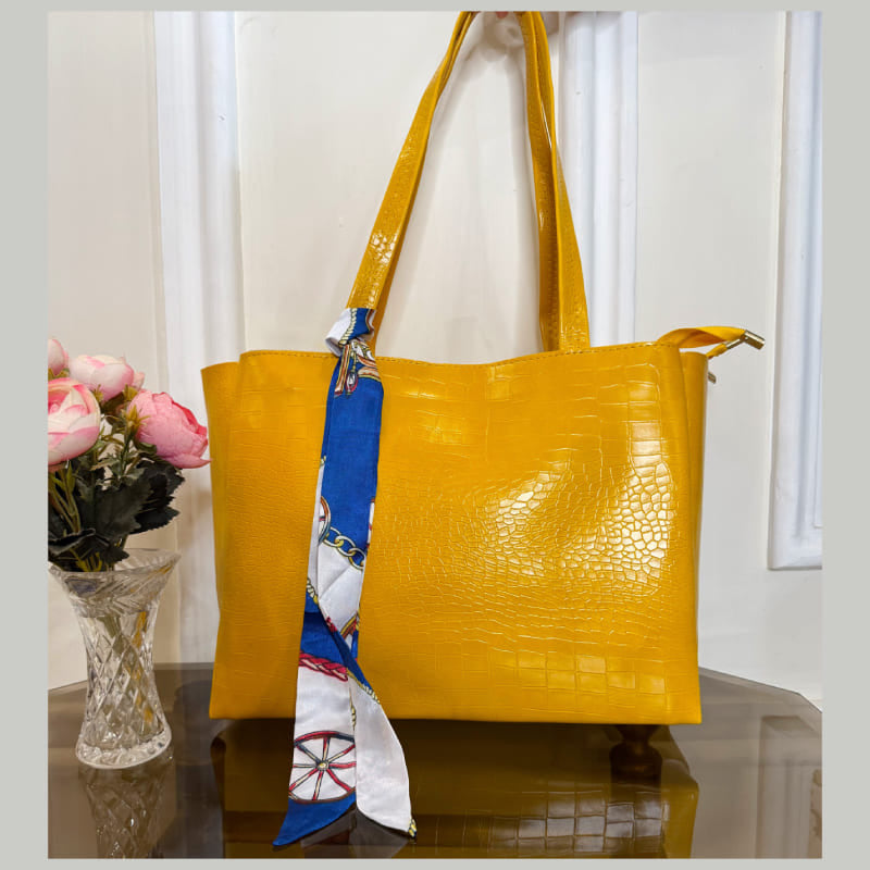 Mustard Tote Bag