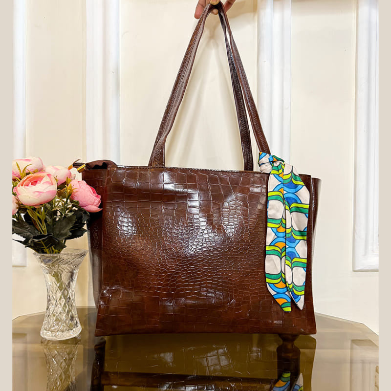 Tan leather Tote