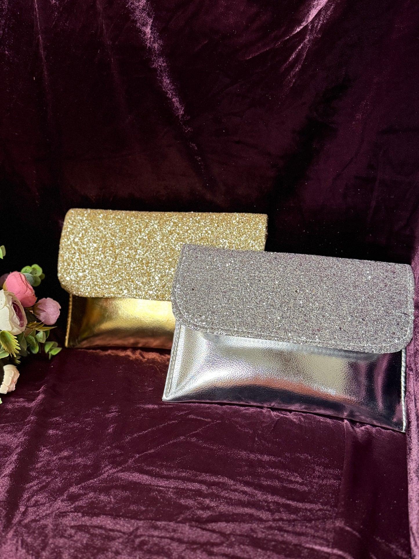 Gold Envelope Handbag