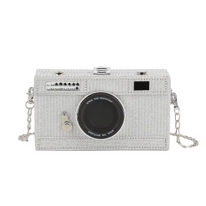Silver Camera Bag