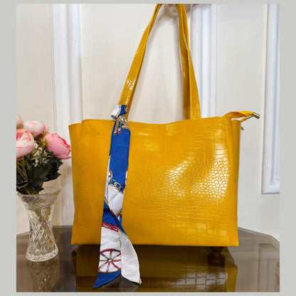 Mustard Tote Bag