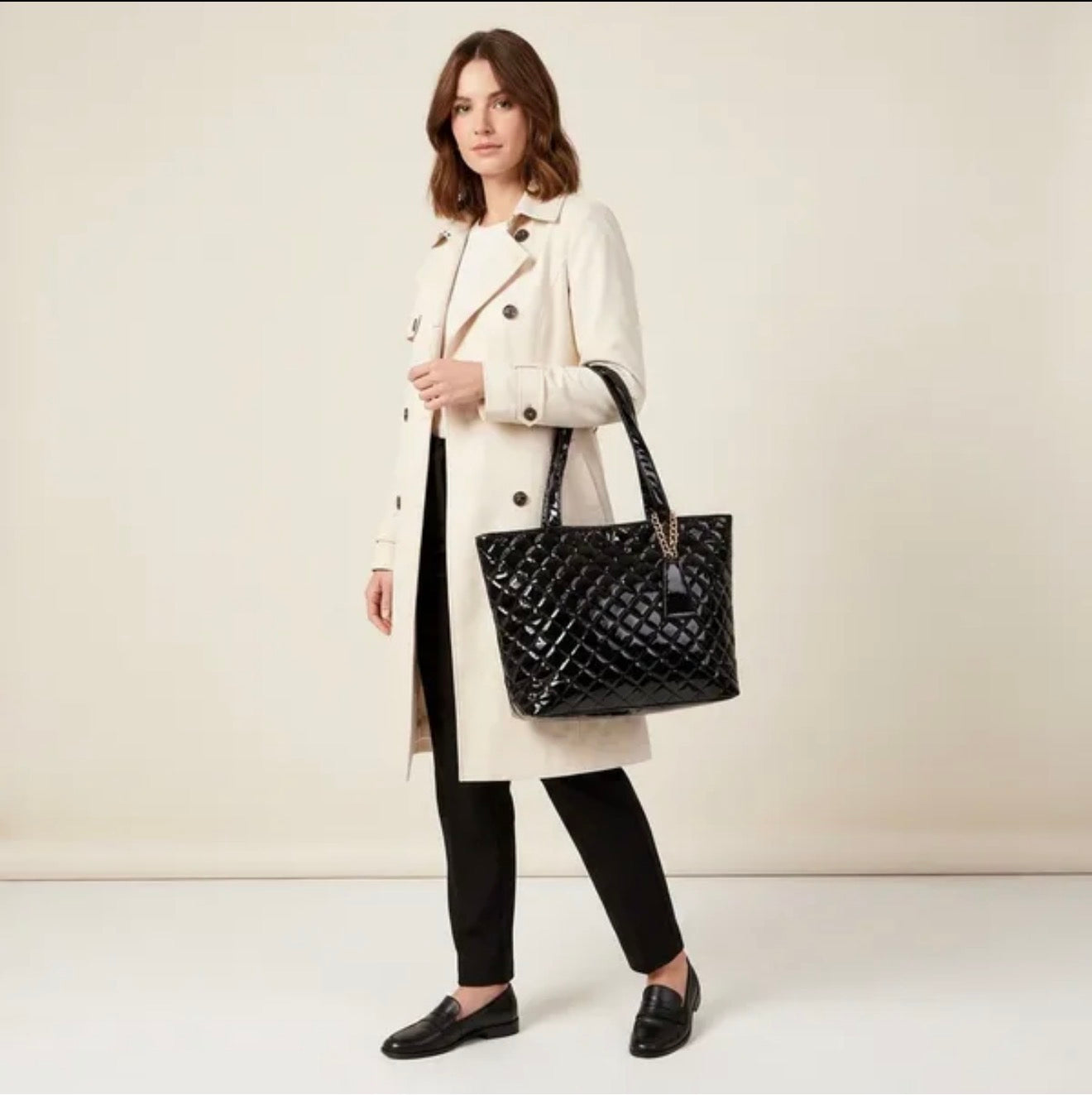 Blackbeauty Tote in quilt stitch