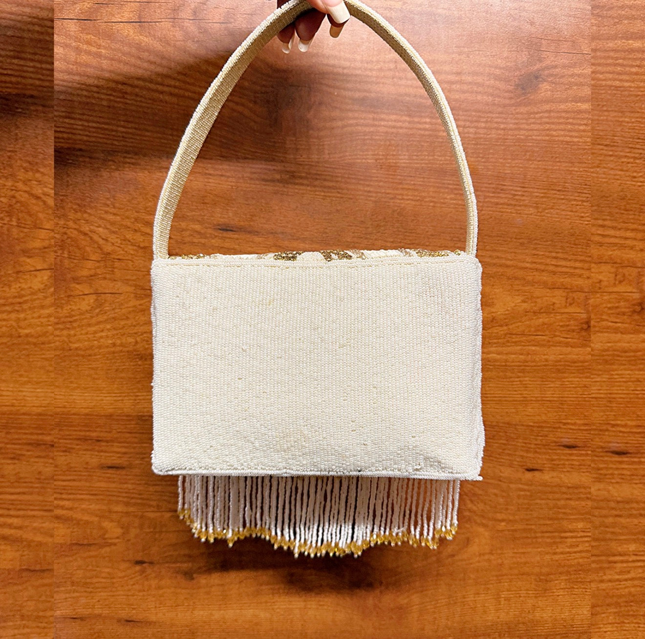 Tassel love White and Gold