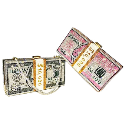 Dollar Rhinestone Clutch