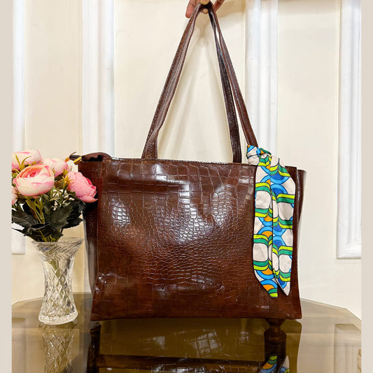 Tan leather Tote