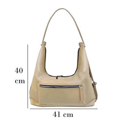 Ema beige tote bag