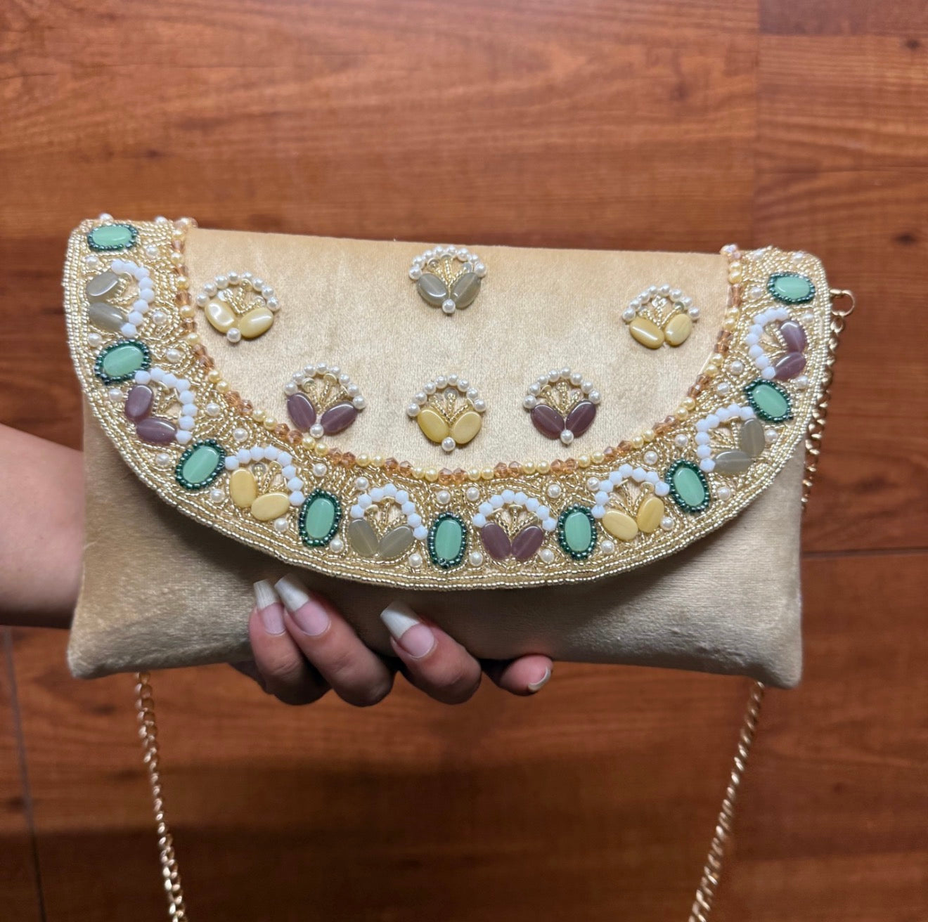 BeadLove envelope handbag