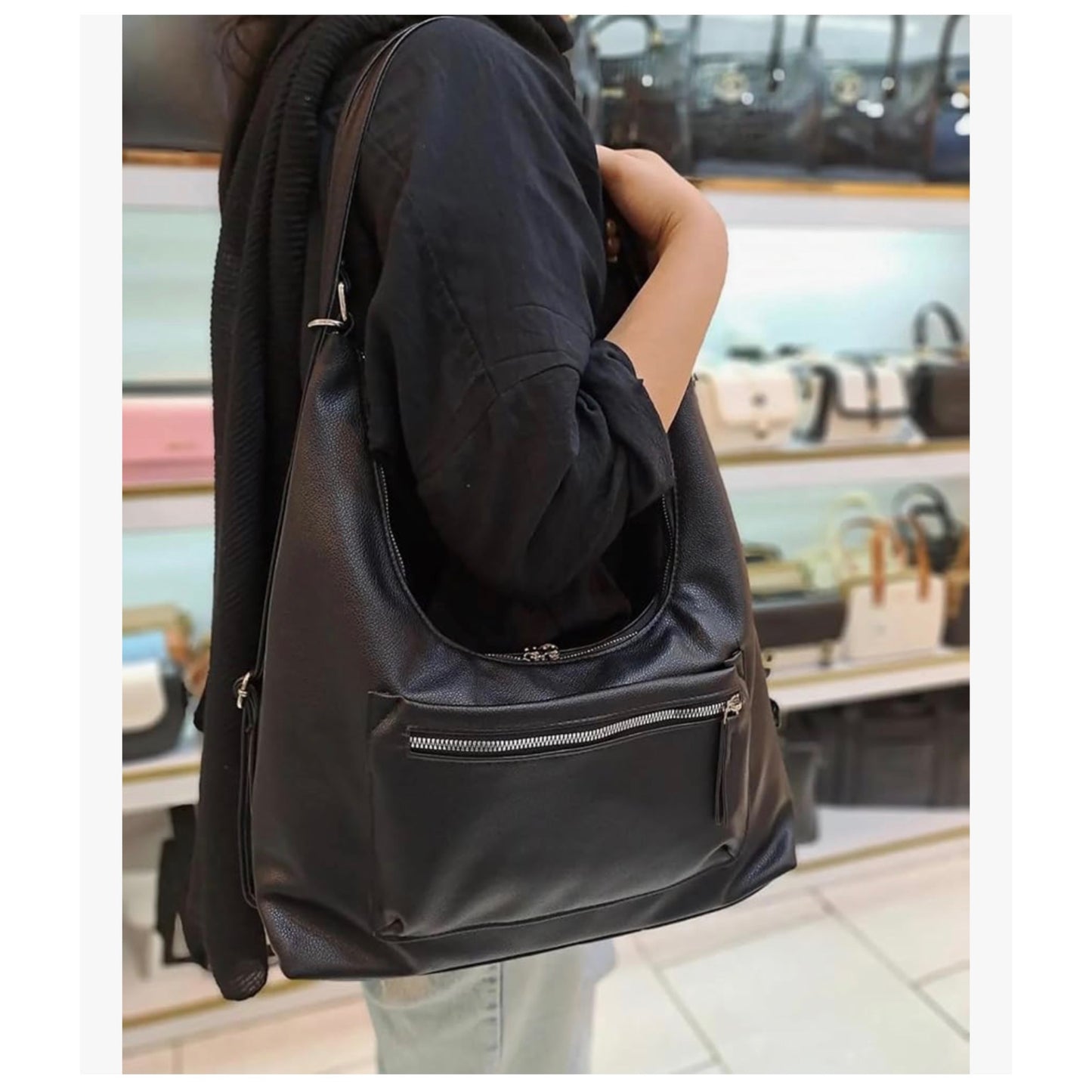 Ema Black Tote bag