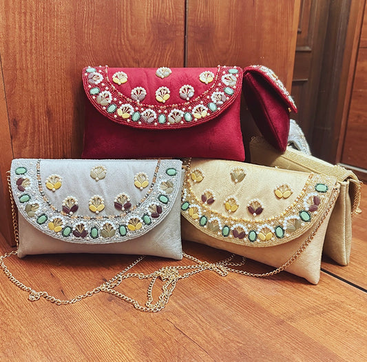 BeadLove envelope handbag