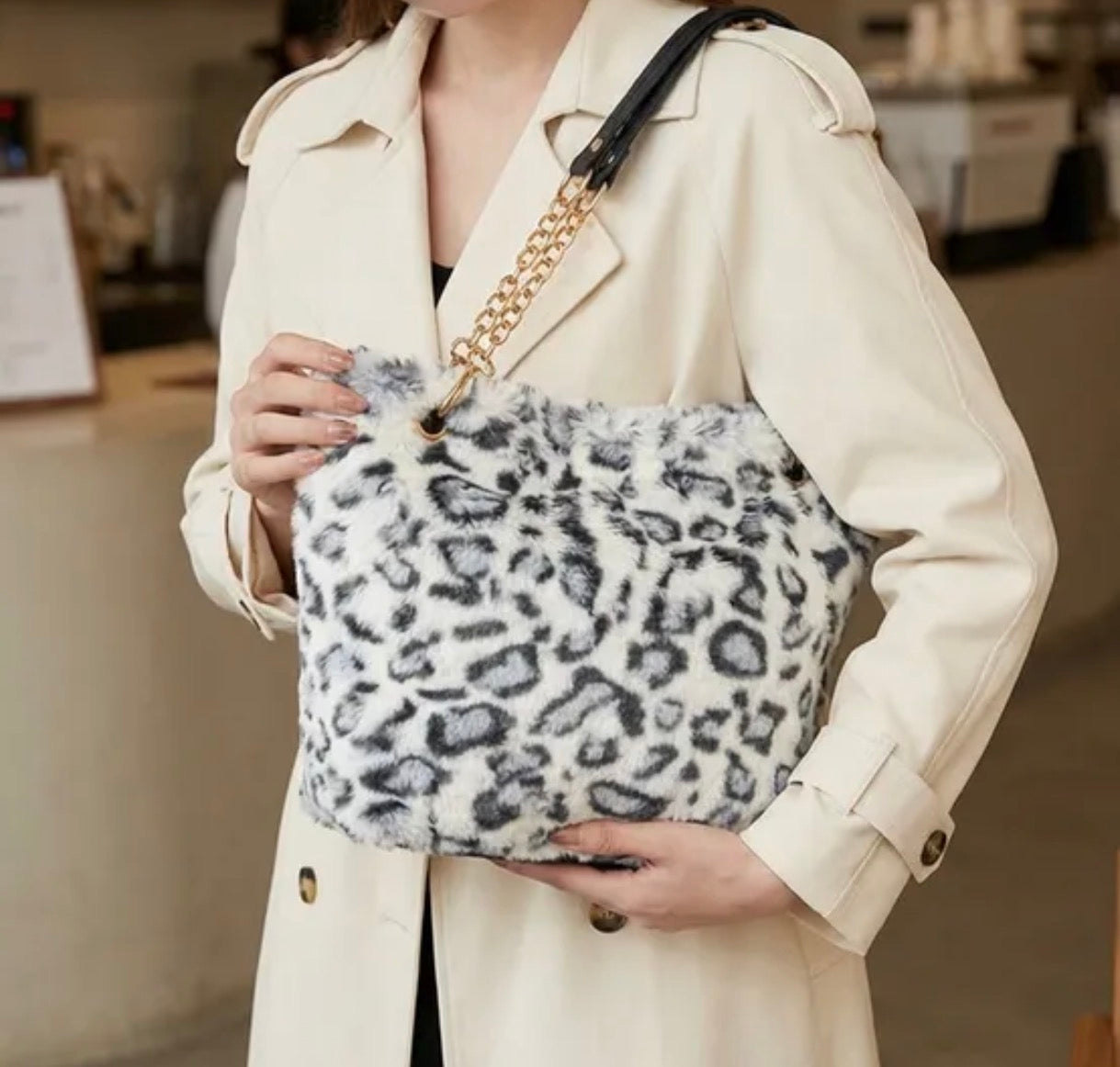 Animal Print Tote