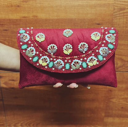 BeadLove envelope handbag