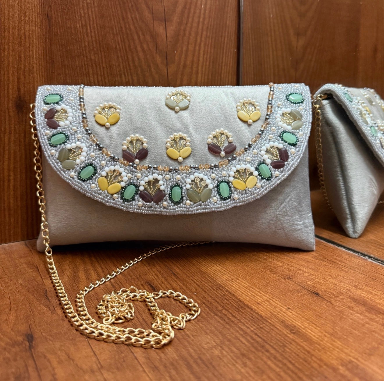 BeadLove envelope handbag